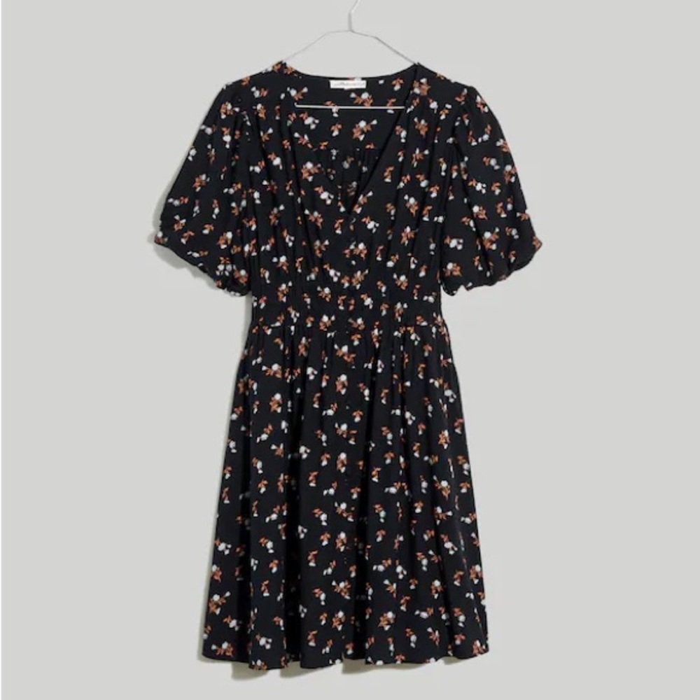 Madewell Challis Sophia mini dress in woodland floral